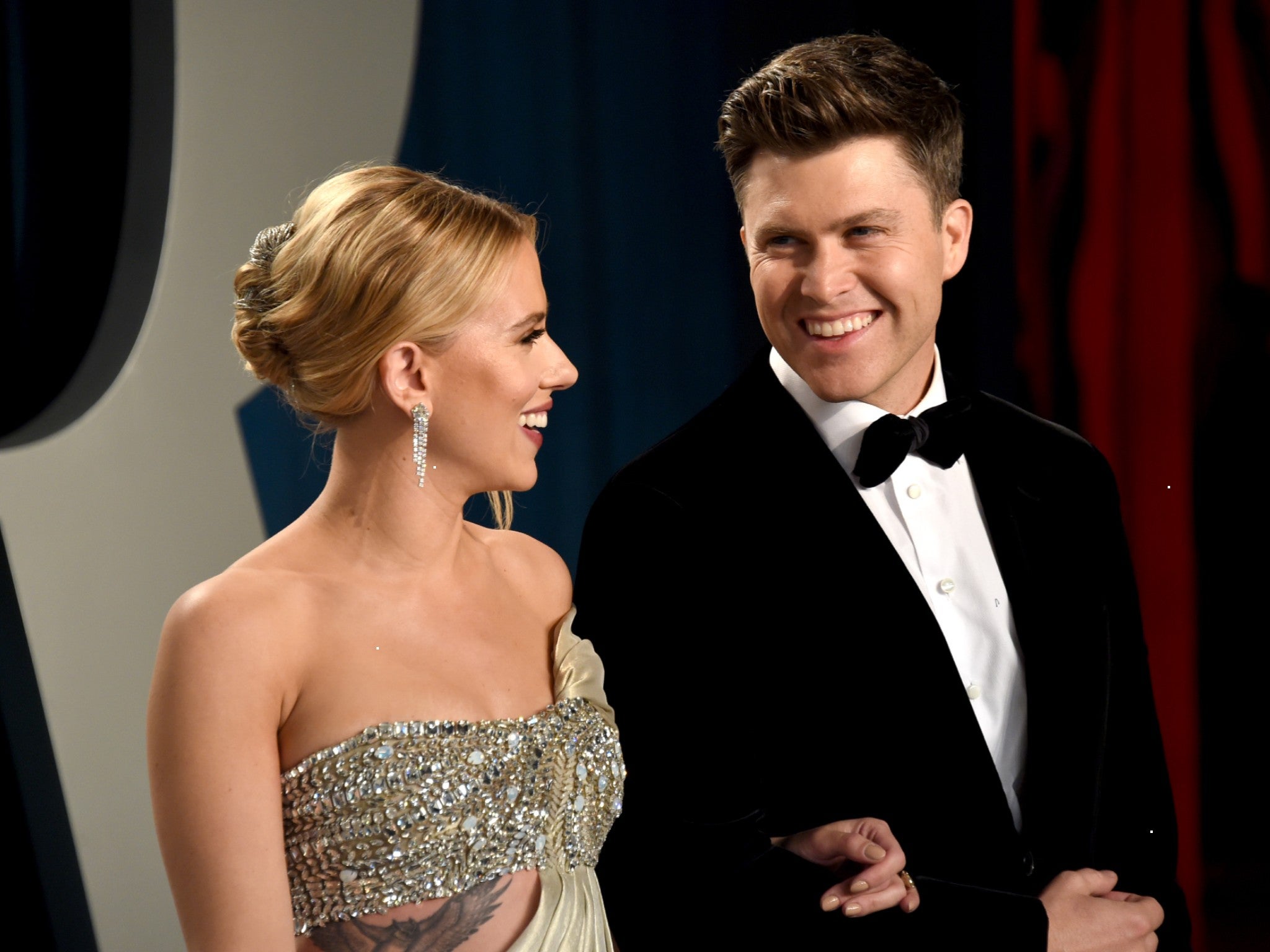 Scarlett johansson and colin on sale jost